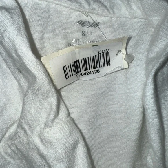 White Strapless Dress Aerie - Picture 4 of 4